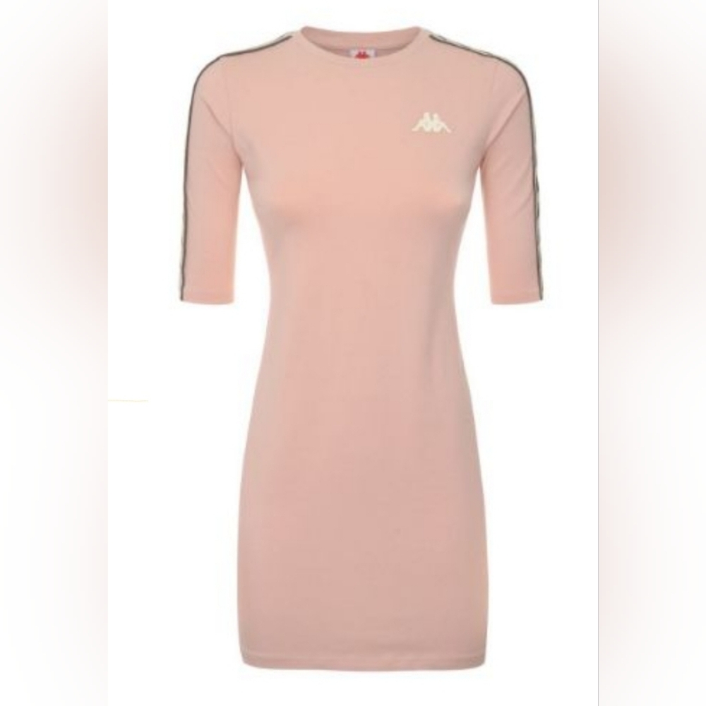 KAPPA Size S Shirt Dress Peach - Picture 2 of 5